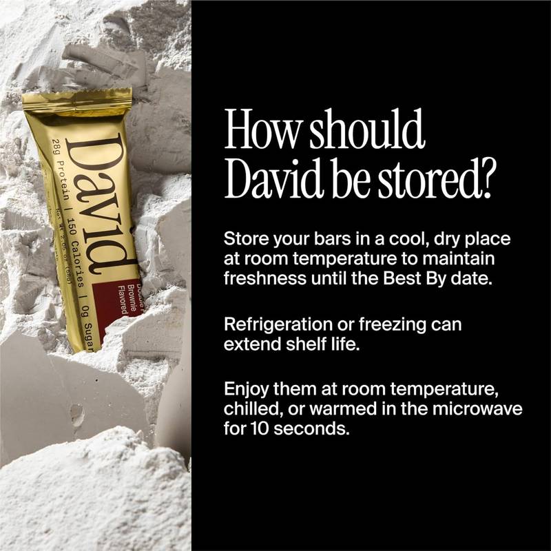 David Fudge Brownie Protein Bar Case 12ct