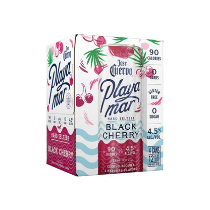 Jose Cuervo Playamar Black Cherry Ready to Drink Cocktail 4 pk 355ml Can 4.5% ABV