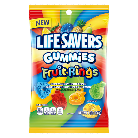 Lifesavers Gummies Fruit Rings, 7.0 oz