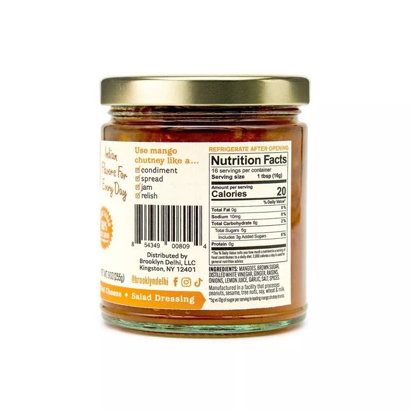Brooklyn Delhi Mango Chutney 9oz