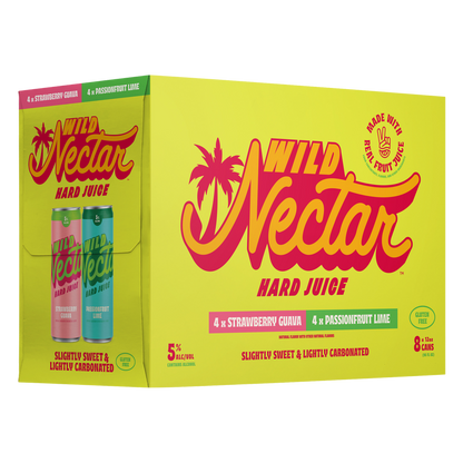 Wild Nectar Hard Juice Variety 8pk 12oz Can 5% ABV
