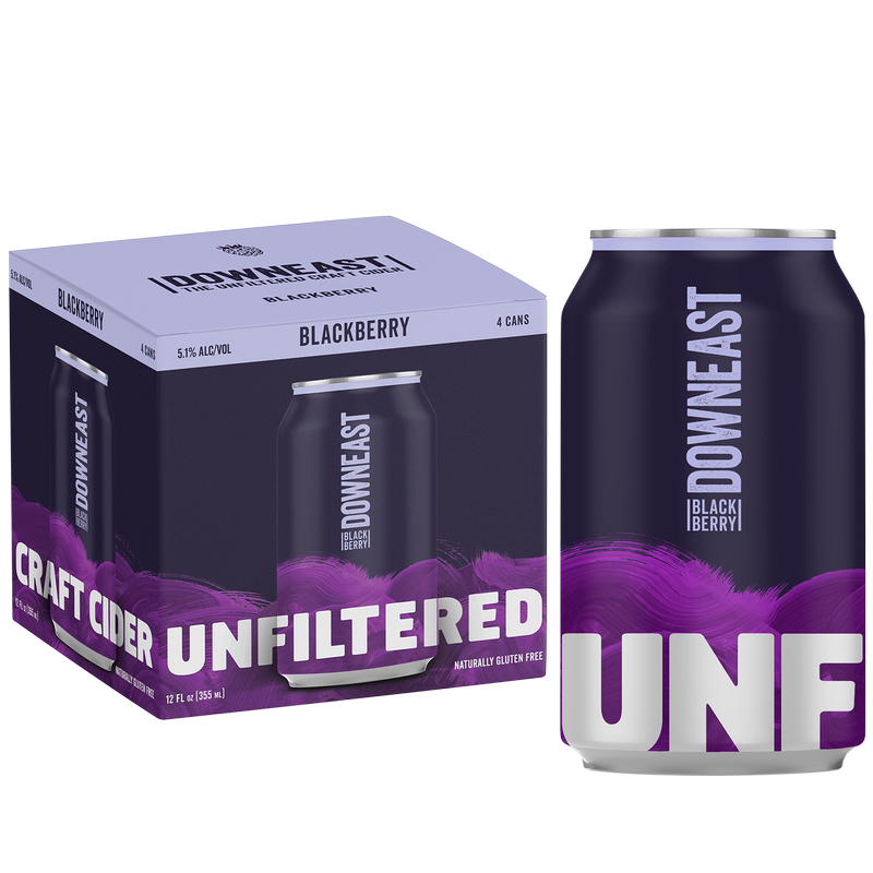 Downeast Cider Blackberry 4pk 12oz Can 5.1% ABV