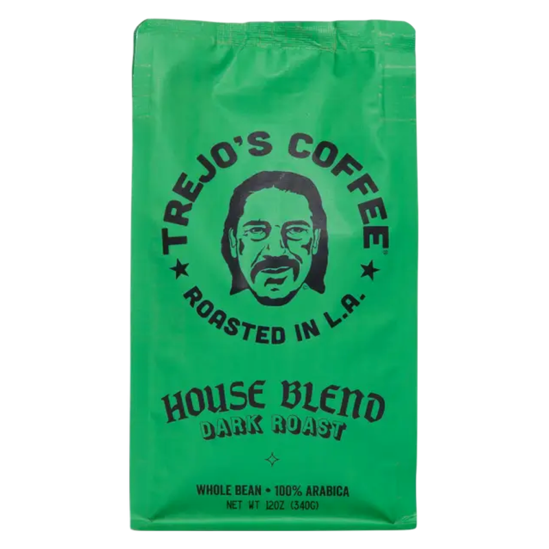 Trejo's Coffee Dark Roast Whole Bean Coffee, 12 oz