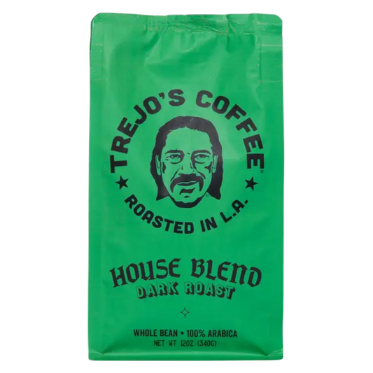 Trejo's Coffee Dark Roast Whole Bean Coffee, 12 oz