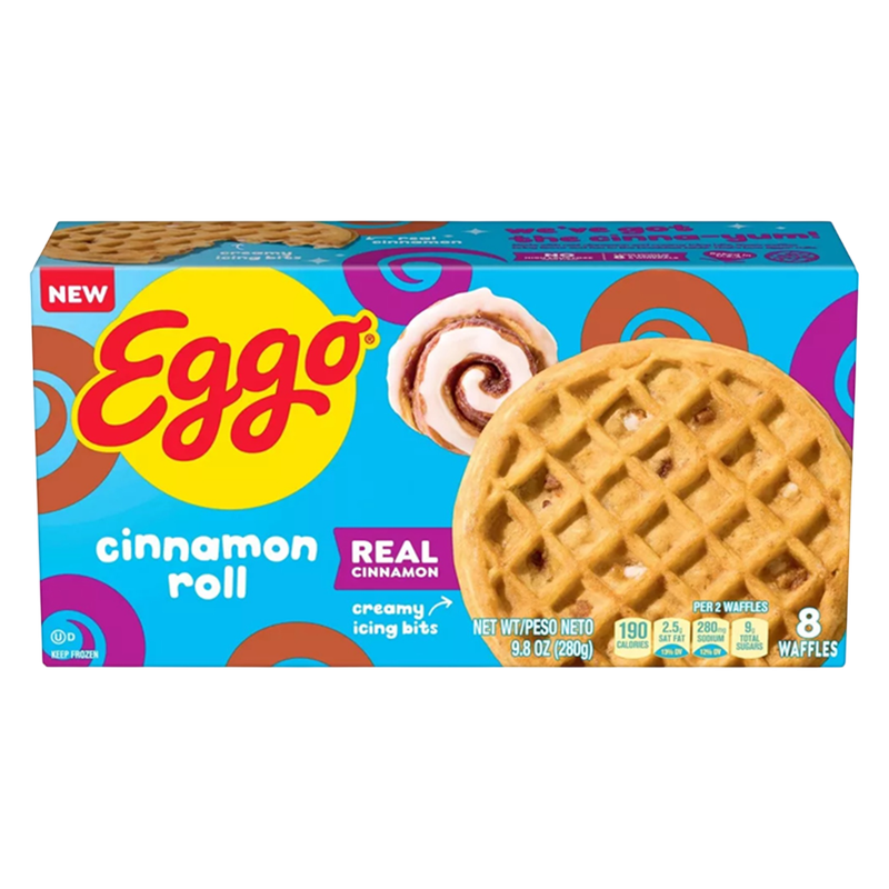 Kellogg's Eggo Cinnamon Roll Waffles 8ct