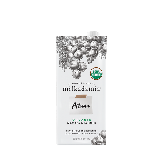 Milkadamia Organic Artisan Macadamia Milk 32oz Carton