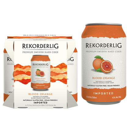 Rekorderlig Blood Orange Cider 4pk 11.2oz Can 4.5% ABV