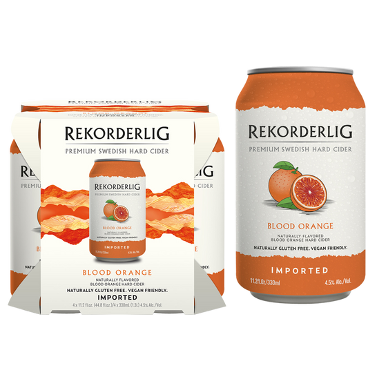 Rekorderlig Blood Orange Cider 4pk 11.2oz Can 4.5% ABV
