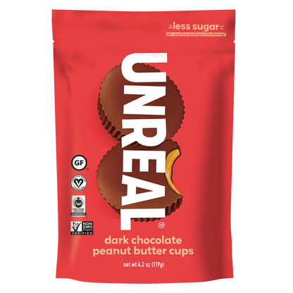 Unreal Dark Chocolate Peanut Butter Cups 4.2oz