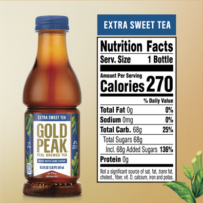Gold Peak Extra Sweet Tea 18.5oz Btl