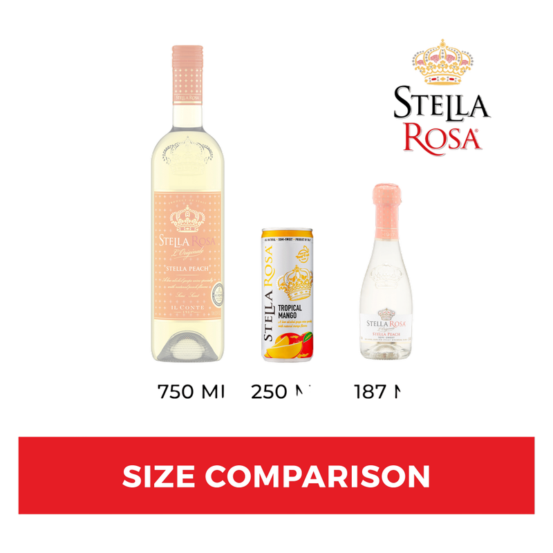 Stella Rosa Peach Semi-Sweet White Wine 2Pk/250 ml