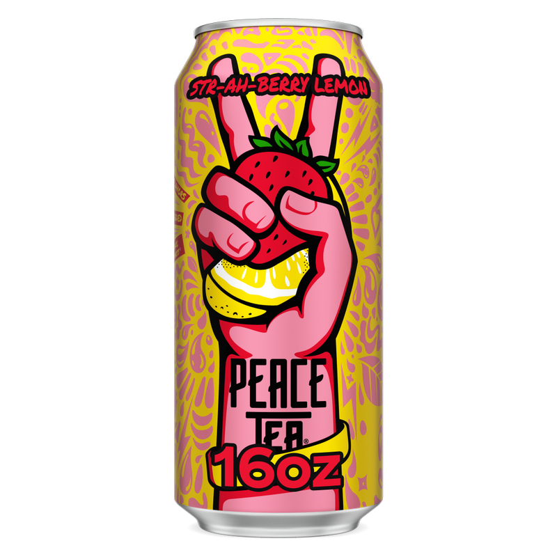 Peace Tea Str-Ah-Berry Lemon 16oz Can