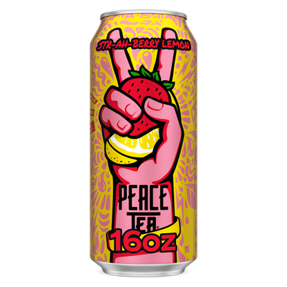 Peace Tea Str-Ah-Berry Lemon 16oz Can