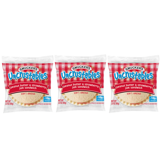 3ct Smucker's Frozen Uncrustables PB & Strawberry on Wheat 2.6oz