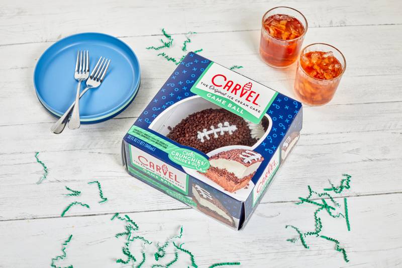 Carvel Game Ball Ice Cream Cake