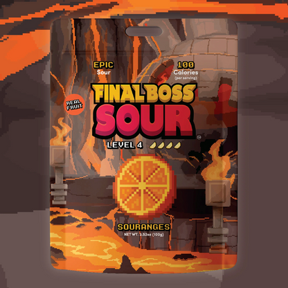 Final Boss Sour Level 4 Souranges, 3.52oz