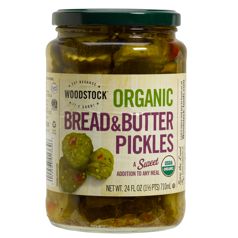 Woodstock Organic Bread & Butter Pickle Chips 24oz