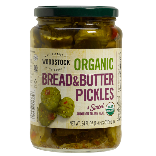 Woodstock Organic Bread & Butter Pickle Chips 24oz