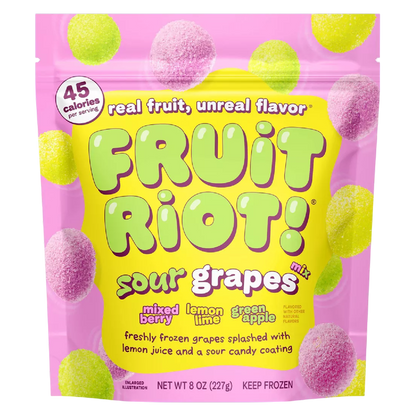 Fruit Riot Frozen Sour Mixed Grapes