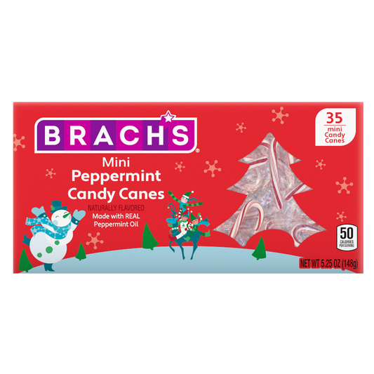 Brach's Bob's Mini Peppermint Candy Canes 35ct