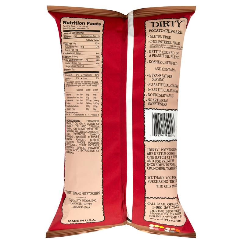 Dirty Chips Mesquite BBQ 5oz