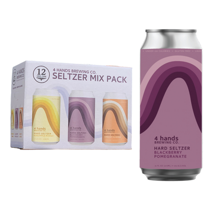 4 Hands Seltzer Mix 12pk 12oz 4.0% ABV
