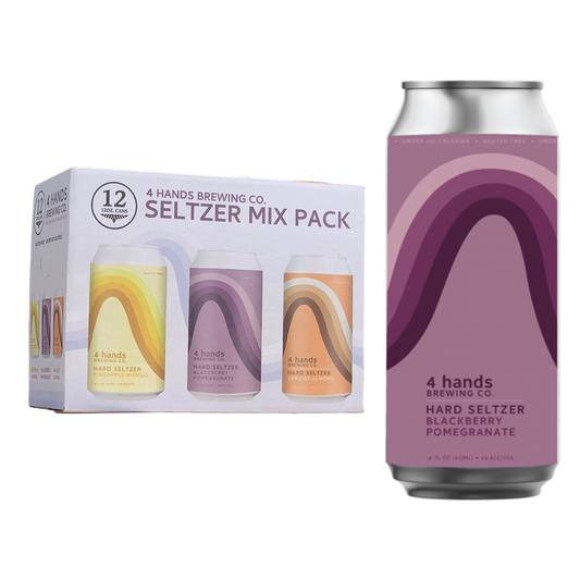 4 Hands Seltzer Mix 12pk 12oz 4.0% ABV