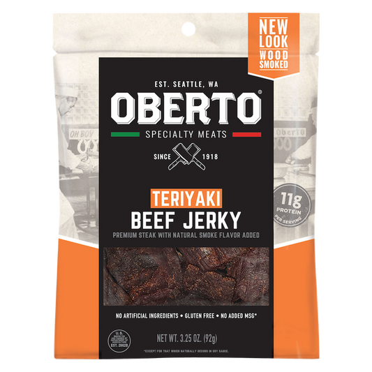 Oberto All Natural Teriyaki Beef Jerky 3.25oz