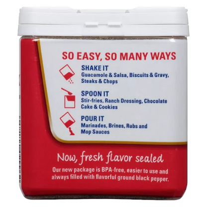 McCormick Pure Ground Black Pepper, 3oz.