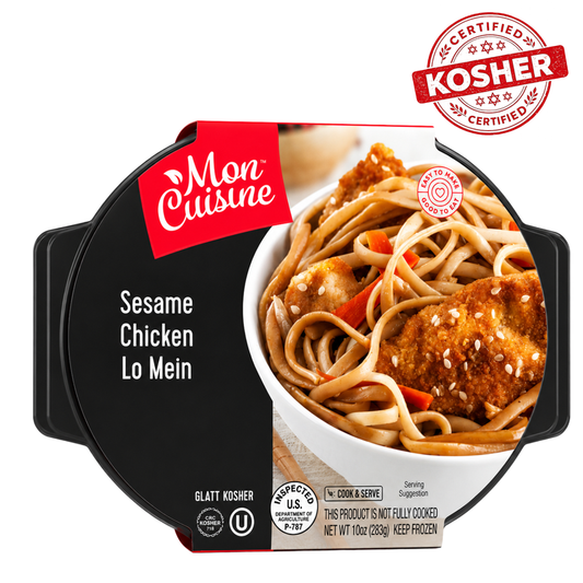 Mon Cuisine Kosher Sesame Chicken Lo Mein Ready Meal - 10oz