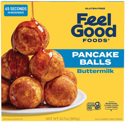 Feel Good Foods Gluten Free Buttermilk Pancake Balls, 12.7oz