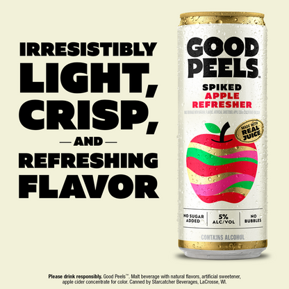 Good Peels Spiked Apple Refresher 6pk 12oz Can