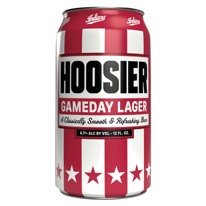 Upland Hoosier Gameday Lager 12pk 12oz Cans 4.7% ABV