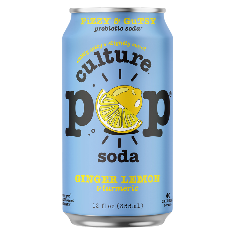Culture Pop Ginger Lemon 12oz