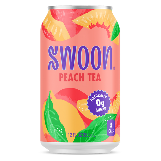 Swoon Zero Sugar Peach Tea 12oz Can