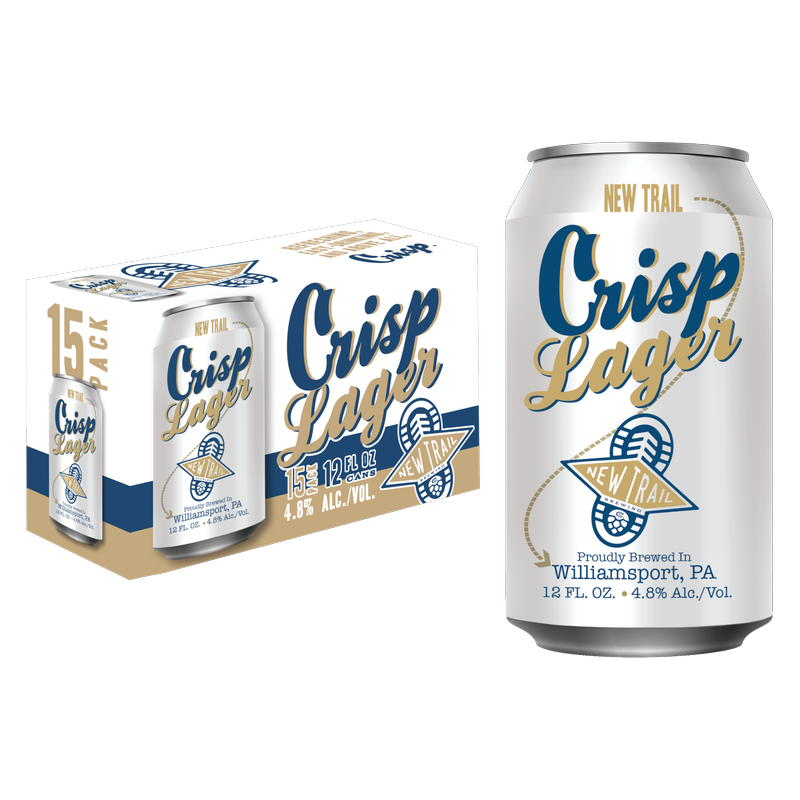 New Trails Crisp Lager 15pk 12oz Can 4.8% ABV