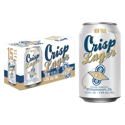 New Trails Crisp Lager 15pk 12oz Can 4.8% ABV