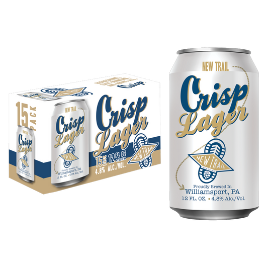 New Trails Crisp Lager 15pk 12oz Can 4.8% ABV