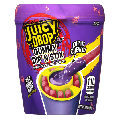 Juicy Drop Dip N Stix, 3.4oz