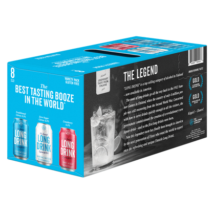 Long Drink Red White and Blue Variety Pack 8pk 12oz cans