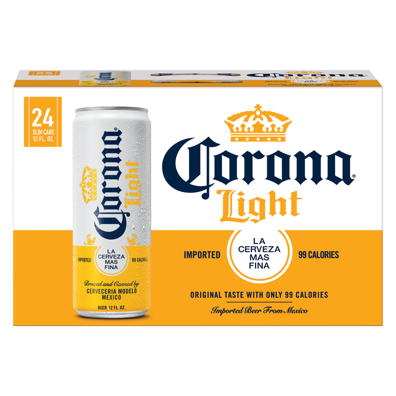 Corona Light 24pk 12oz Can 4% ABV