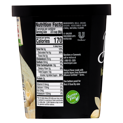 Breyers Natural Vanilla Ice Cream 48oz