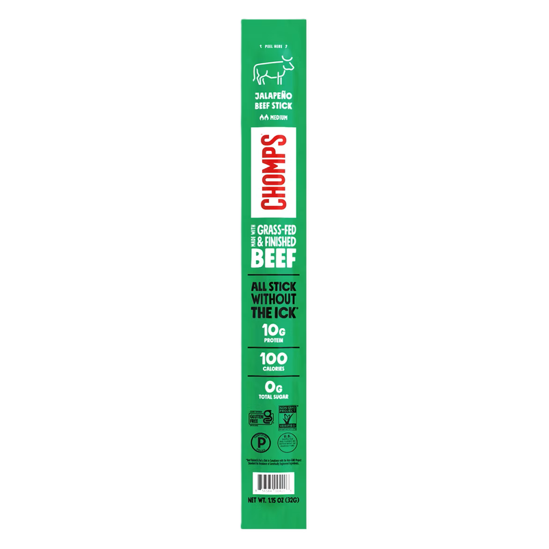 Chomps Jalapeno Beef Stick, 1.15oz