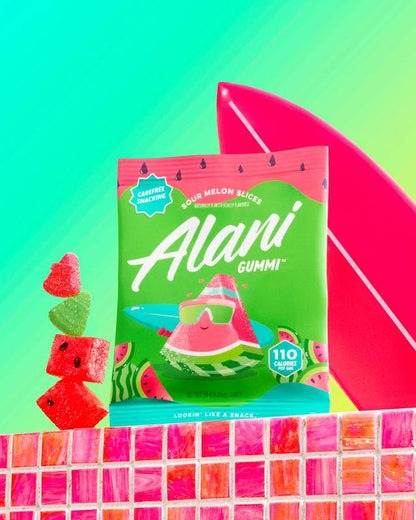 Alani Gummi Sour Watermelon Slices, 1.8oz