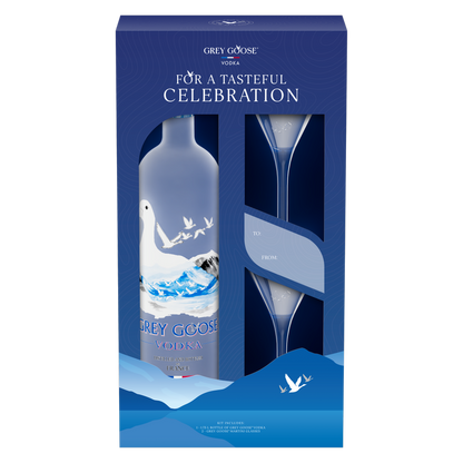 Grey Goose Vodka Gift Set 1.75L (80 Proof)