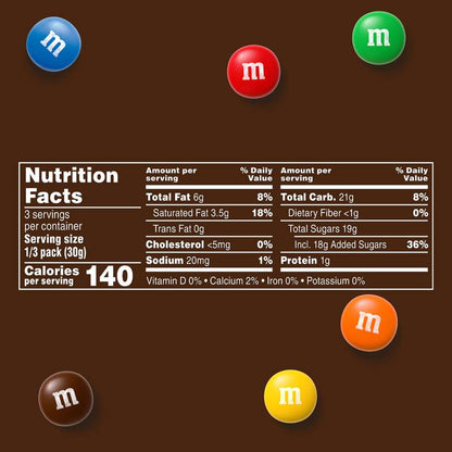 M&M's Milk Chocolate Candies Share Size 3.14oz