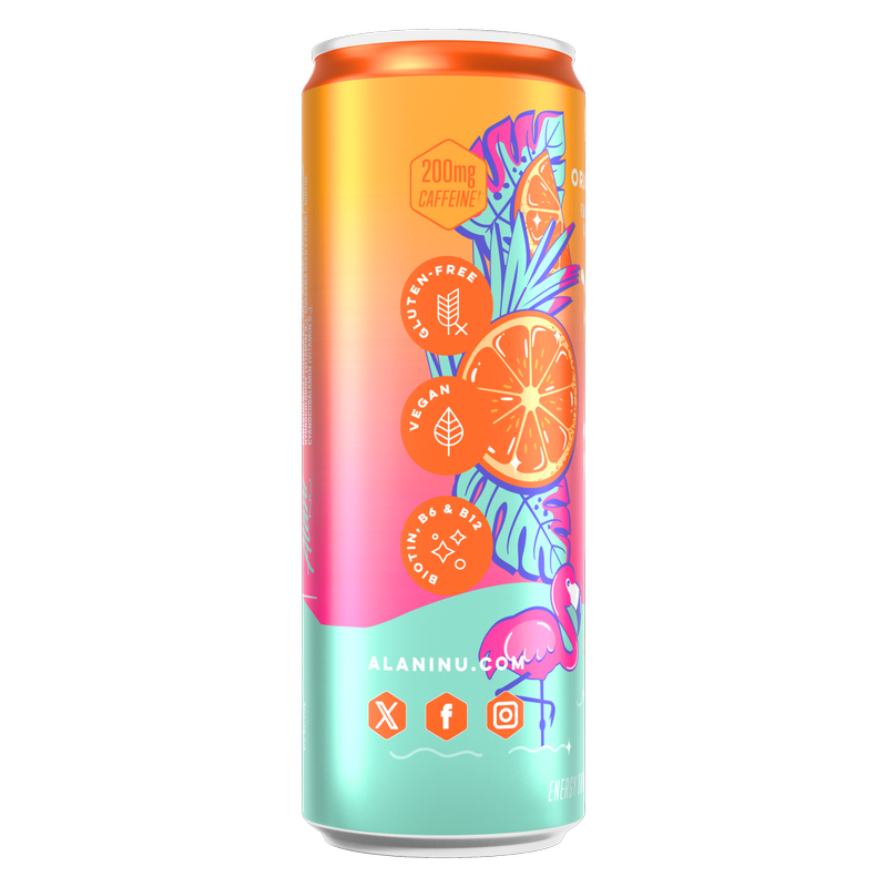 Alani Energy Orange Kiss 12oz Can