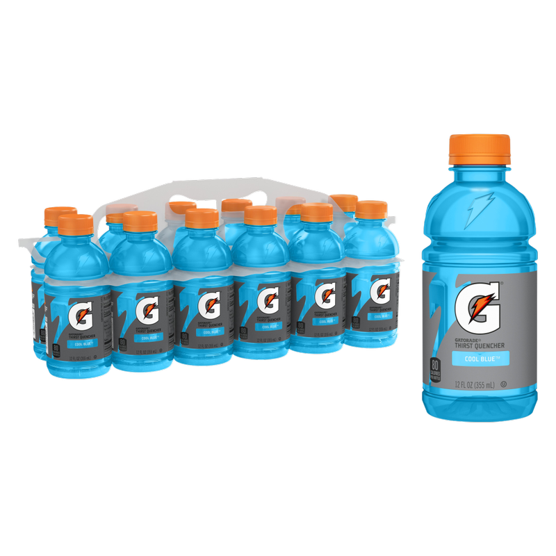 Gatorade Thirst Quencher Cool Blue 12pk 12oz Btl
