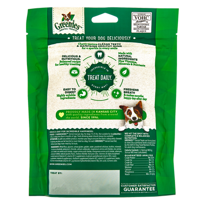 Greenies Original Dental Dog Treats Petite 10ct 6oz Bag
