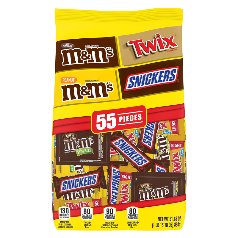 Mars Chocolate Variety Mix Stand-up Pouch 55ct